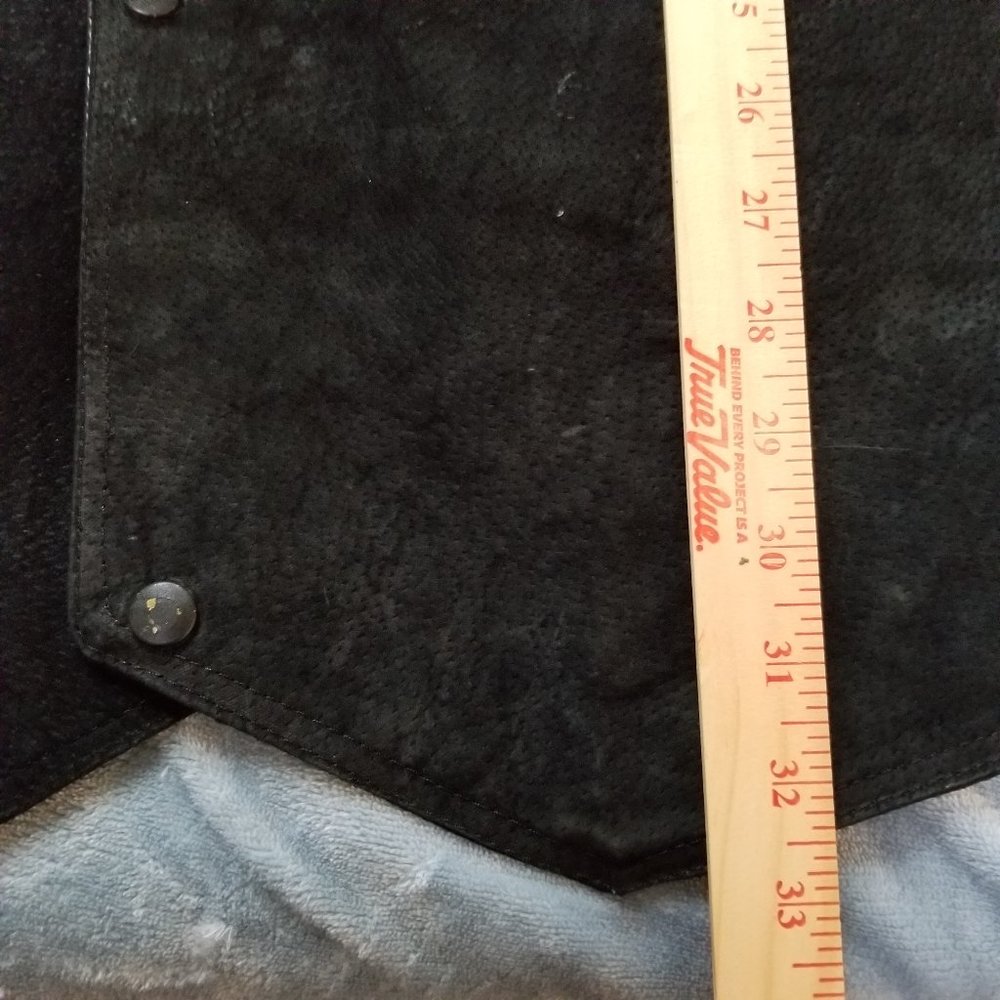 Authentic NRA Gear XXXL Leather Suede Vest Concealed Carry Men's Distressed - Picture 12 of 12